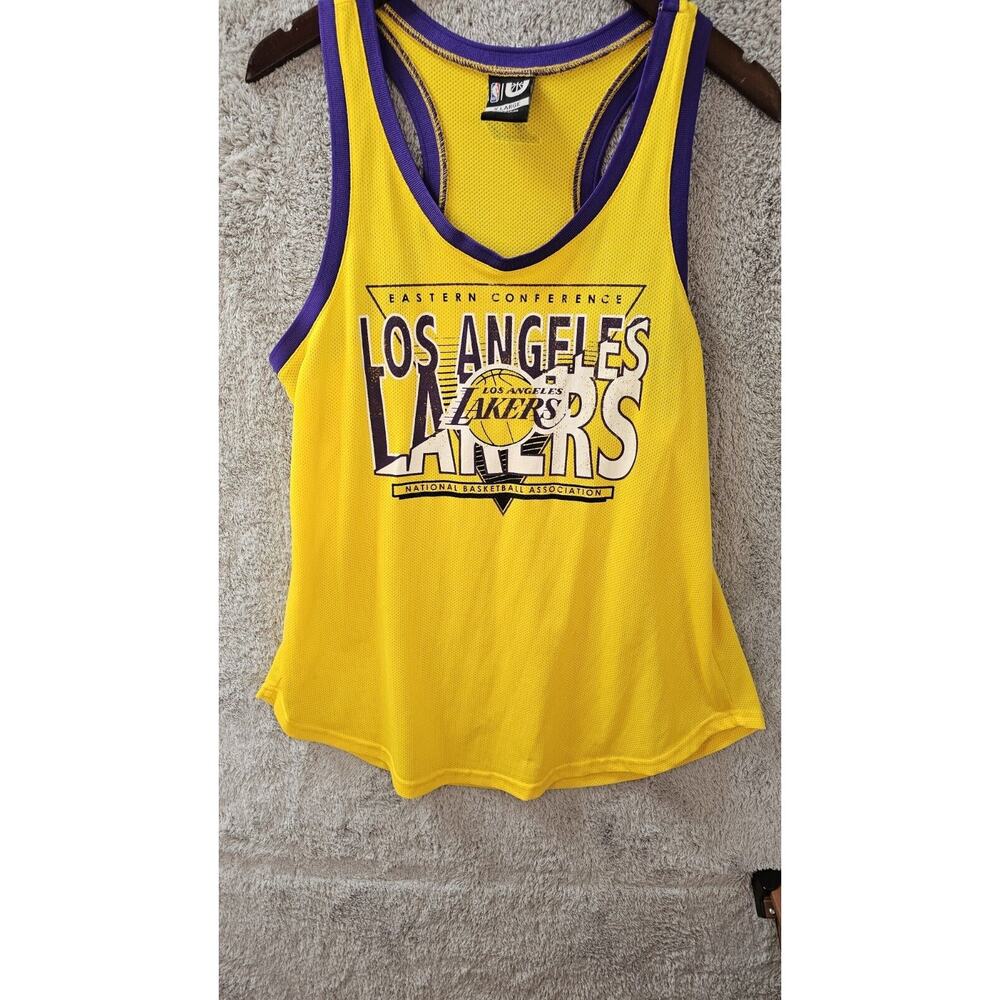 Los Angeles Lakers jersey NBA jersey size XL Yellow Purple Eastern Conference